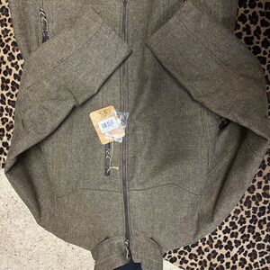 STS Ranchwear Tweed Olive/Brown Men’s Coat